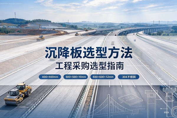 阳高沉降板选择方法