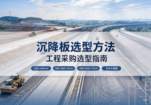 阳高沉降板选择方法
